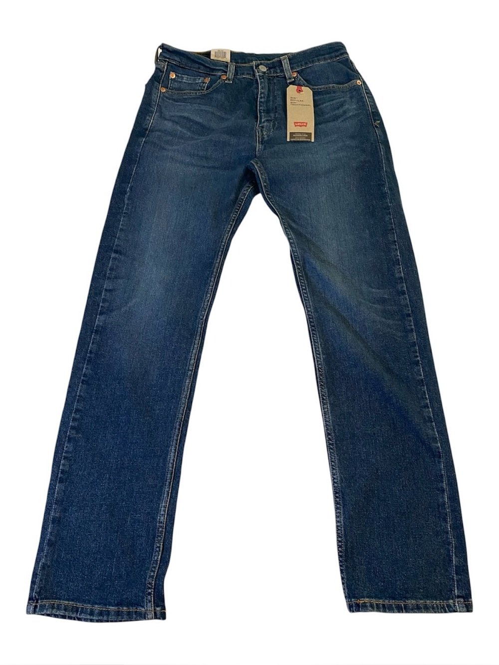 Levi’s 505 Regular Straight Stretch Jeans Men’s 30 x 32 Medium Blue Wash New
